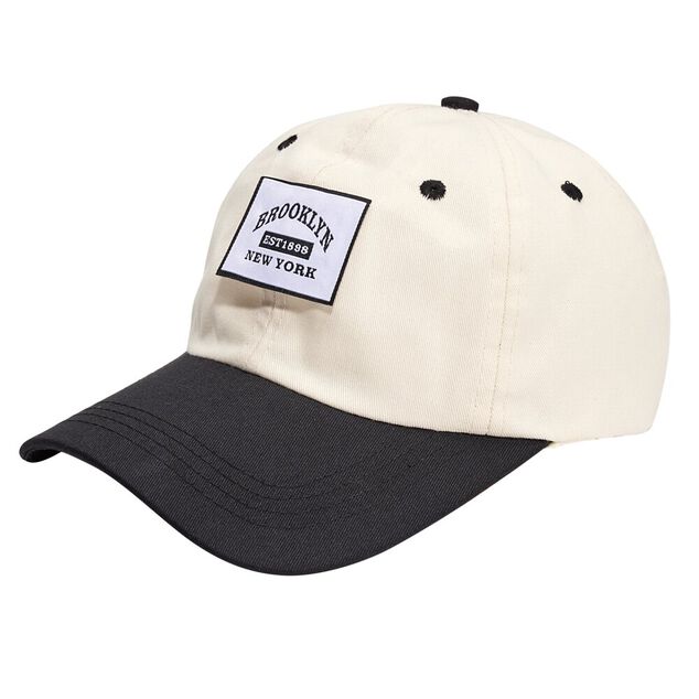 Casquette enfant bicolore Brooklyn New York 25x18xH18cm (2 mod&egrave;les)
