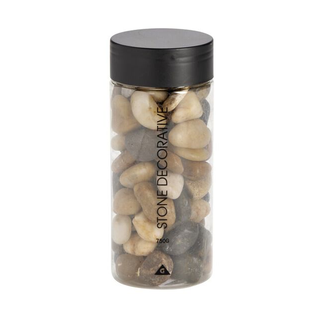 Pierres d&eacute;coratives marron naturel 750gr