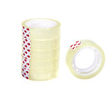 Lot de 6 rouleaux adh&eacute;sifs transparents 13m x 12mm