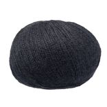 Pelote fil &agrave; tricoter acrylique et laine Cantate 50g noir