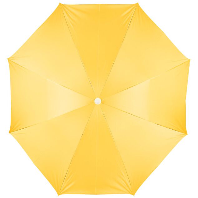 Parasol de plage jaune UV UPF50+ &Oslash;200xH209cm