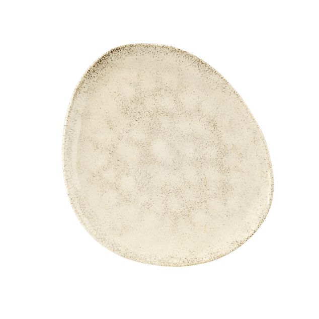 Assiette creuse fa&iuml;enceTrior beige 20x23cm