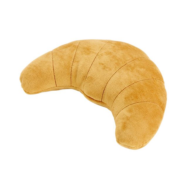 Jouet pour chien peluche croissant marron L23cm