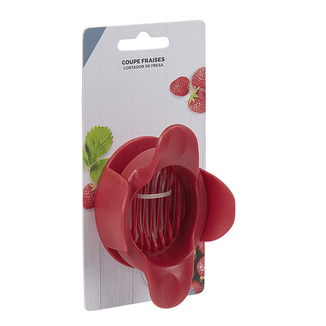 Coupe fraise lames inox acrylique rouge