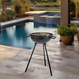 Barbecue rond &agrave; charbon Clarke