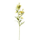 Fleur artificielle 3 tiges marguerite jaune H75cm