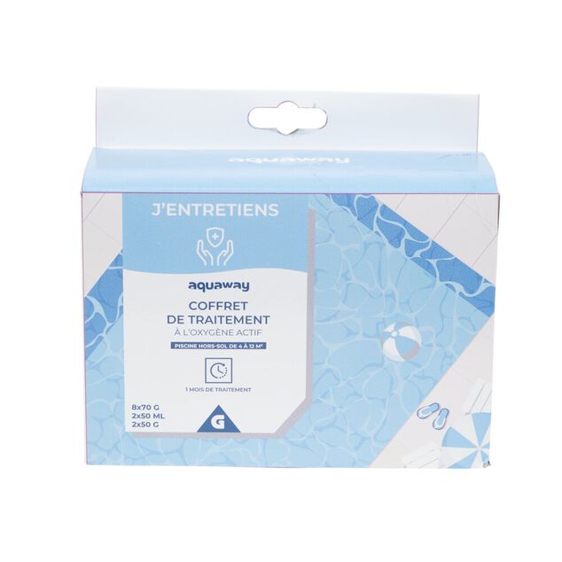 Traitement &agrave; l'oxyg&egrave;ne actif pour piscine hors-sol 4-12m3
