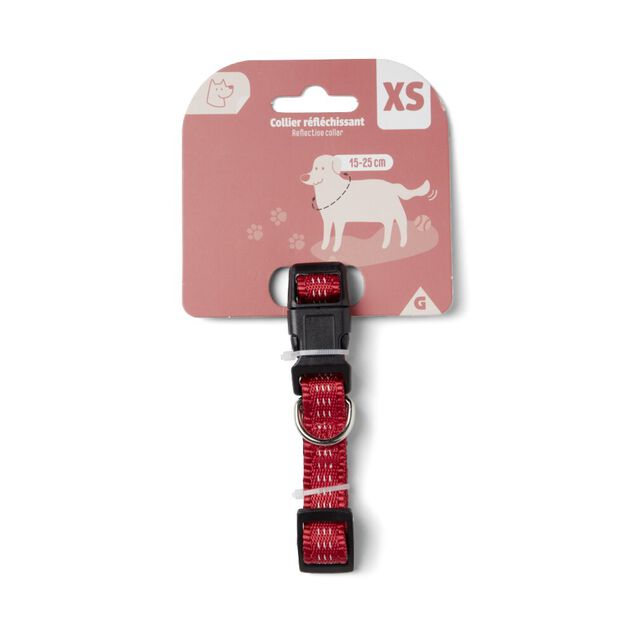 Collier réflechissant pour petit chien - Taille XS