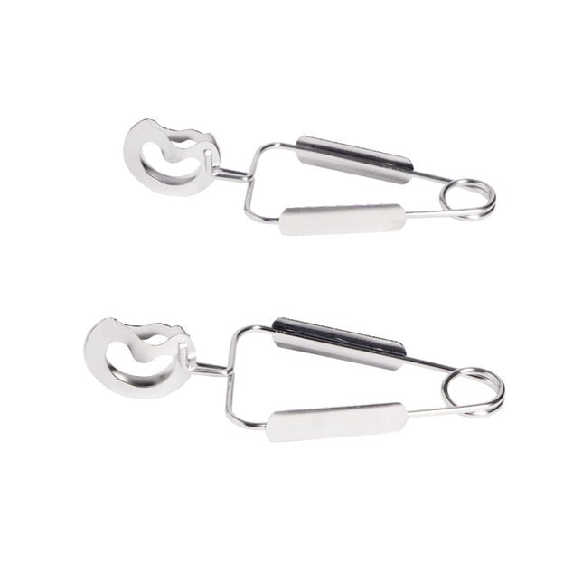 Pince &agrave; escargots en inox L16cm x2
