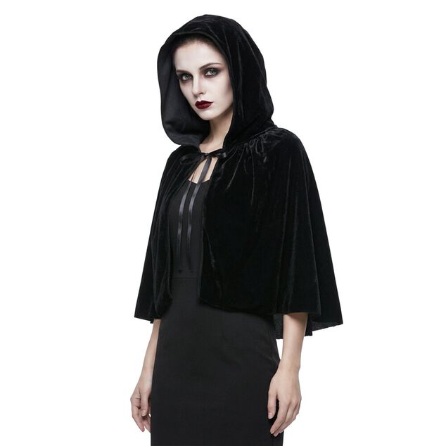 D&eacute;guisement femme Halloween cape avec capuche velours taille unique (2 mod&egrave;les)