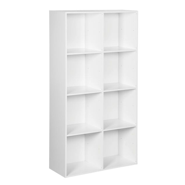 Structure Box Cube 8 cases 69,2x30x137,2cm bois blanc