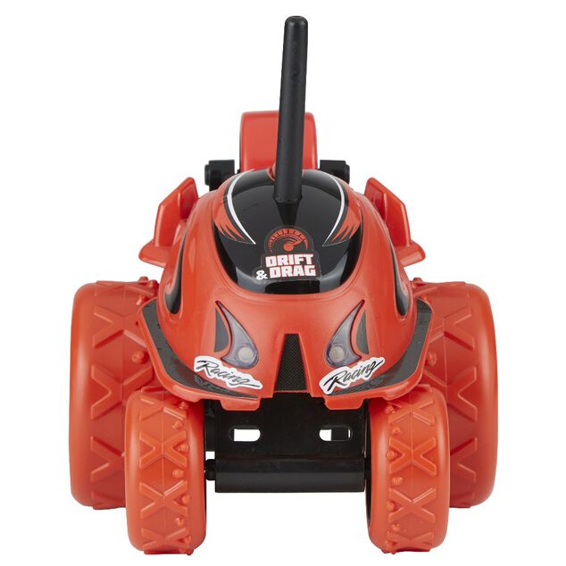 Voiture radiocommand&eacute;e Drago 360&deg; lumineuse noir rouge