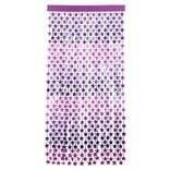 Rideau de porte étoile 200x100cm violet