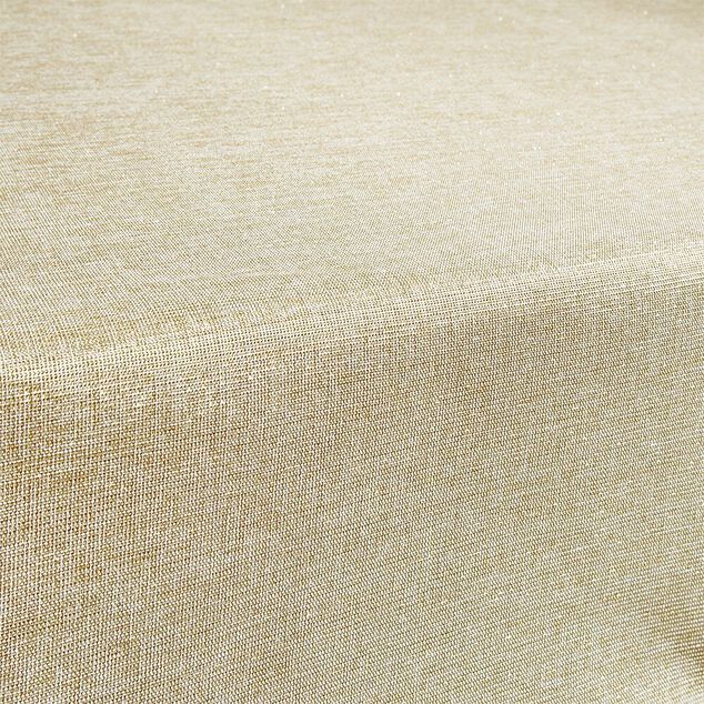 Nappe rectangulaire effet lin fil brillant 140 x 300 cm