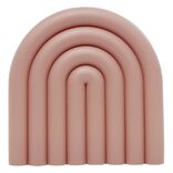 Dessous de plat forme arc-en-ciel uni 15x15cm