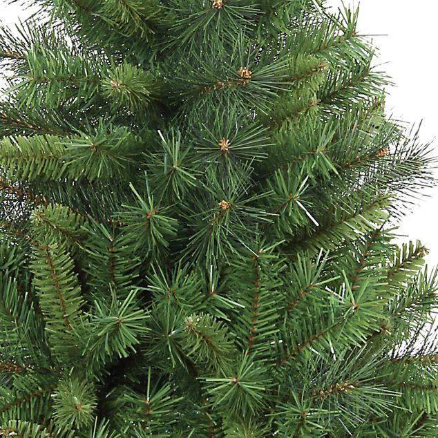 Sapin artificiel vert pied en bois 228 branches &Oslash;65xH120cm
