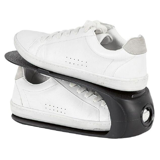 Range chaussure empilable noir x3