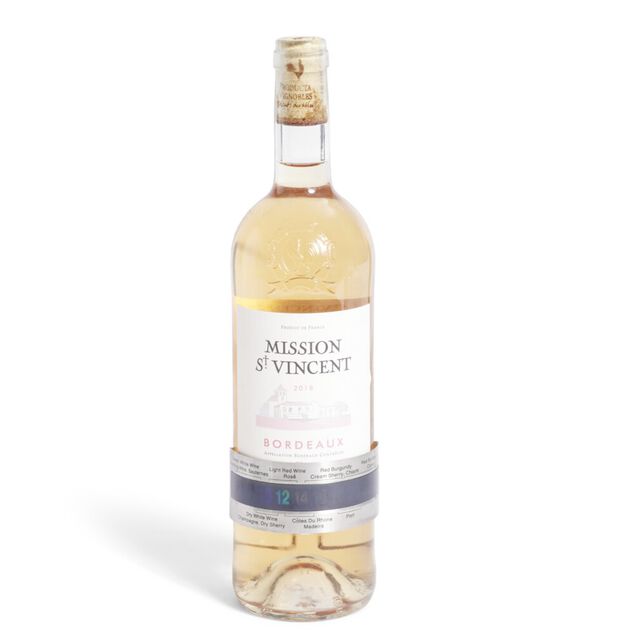 Thermom&egrave;tre &agrave; vin en contour bouteille