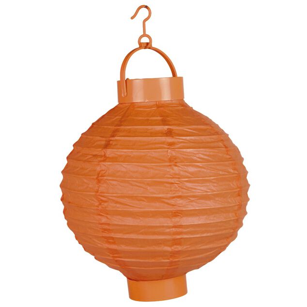 Lanterne lumineuse &agrave; suspendre ronde en papier &Oslash;20 cm