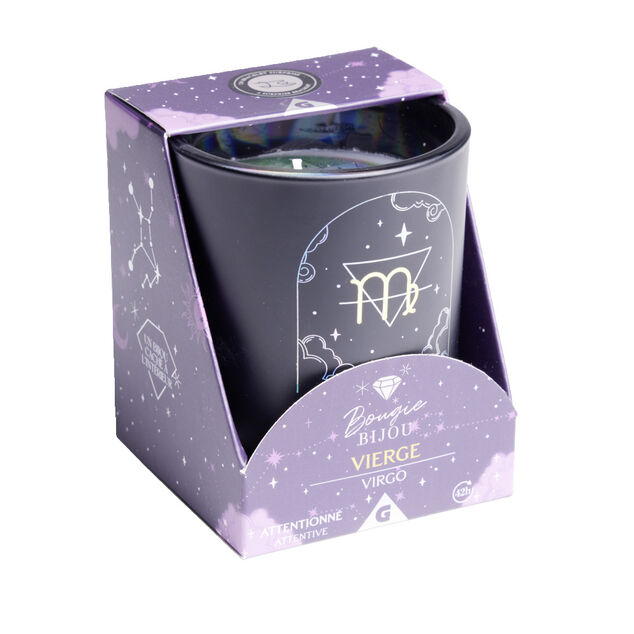 Bougie bijou signe astrologique bracelet argent&eacute; - 12 mod&egrave;les