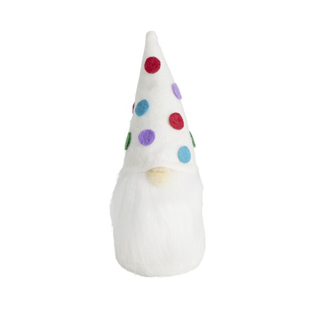 Décoration de Noël à poser gnome Ø6xH15cm (3 modèles)