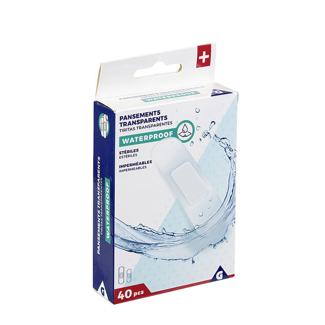 Pansement transparent imperm&eacute;able x40