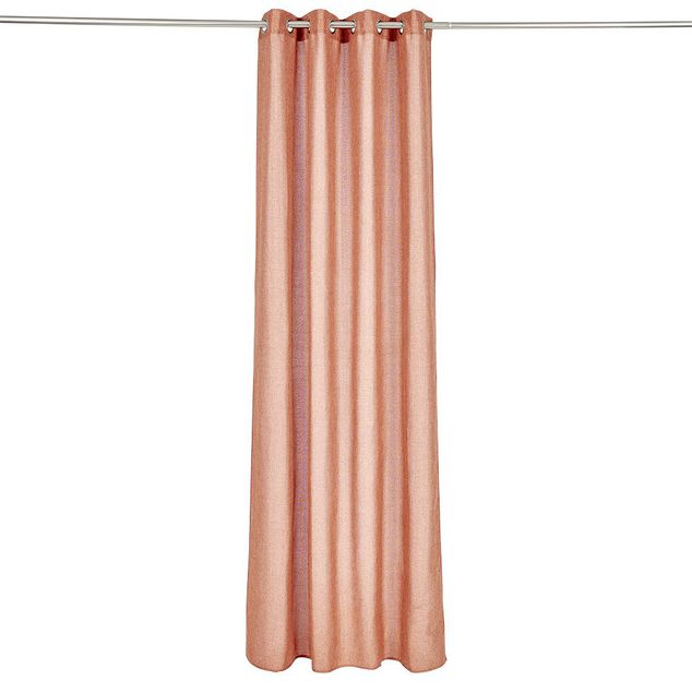Rideau polyester 140x260cm terracotta