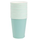 Gobelet en carton vert sauge 25cl x12