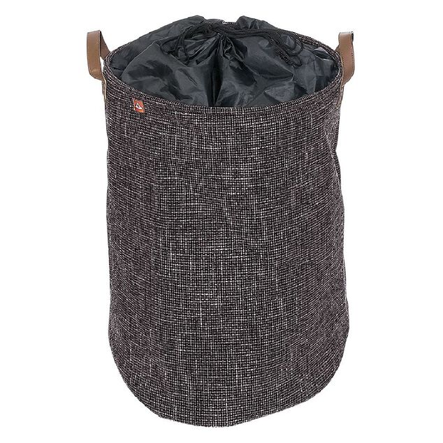 Panier &agrave; linge rond gris 56L