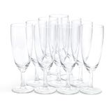 Flûte à champagne 15cl en verre x10