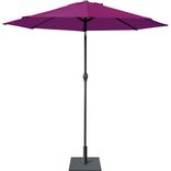 Parasol centr&eacute; inclinable Java &Oslash;250xH245cm violet