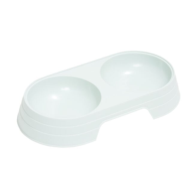Gamelle double pour animaux - 2 coloris