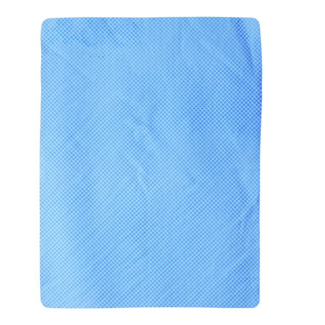 Chiffon microfibre pour voiture x2 bleu et jaune 32x43cm