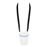 Porte gobelet verre support tour de cou