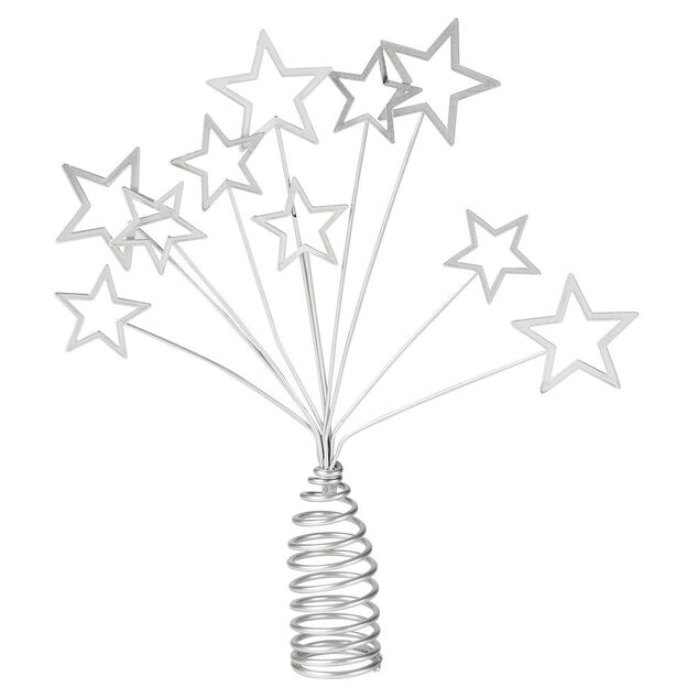 Cimier t&ecirc;te de sapin &eacute;toiles filantes No&euml;l - 3 mod&egrave;les