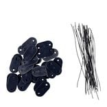 Attache canisse grise L15 cm x10