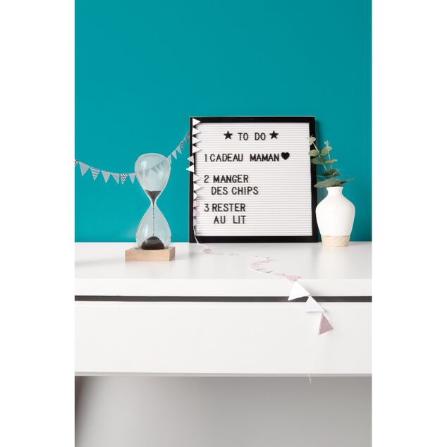 Tableau &agrave; message multicolore