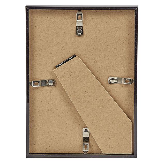 Cadre photo plastique noir 14x19cm pour photo 13x18cm