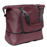 Sac à dos ou main marron bordeaux 42x22xH46cm