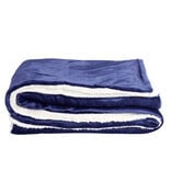 Plaid pilou pilou bleu 127x152cm