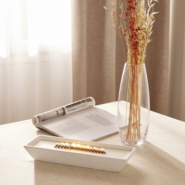 Vase en verre Ø11xH26cm (2 modèles)