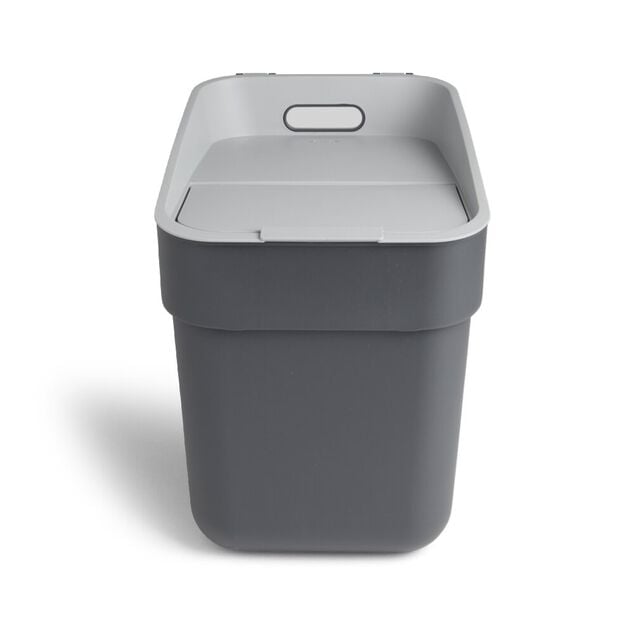 Poubelle de tri grise 20L