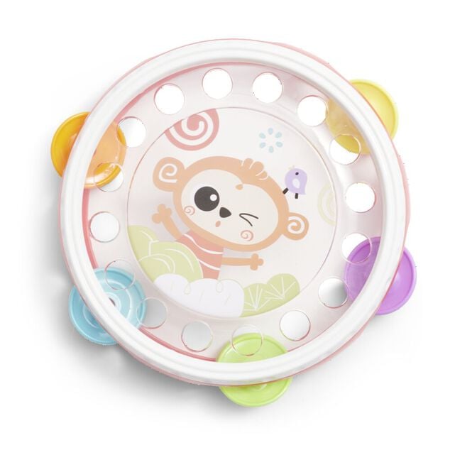 Hochet tambourin pour b&eacute;b&eacute; (2 mod&egrave;les)