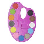 Palette de peinture 12 couleurs + 1 pinceau
