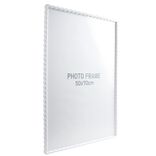 Cadre photo bord vague plastique color&eacute; 54x74cm pour photo 50x70cm (3 mod&egrave;les)