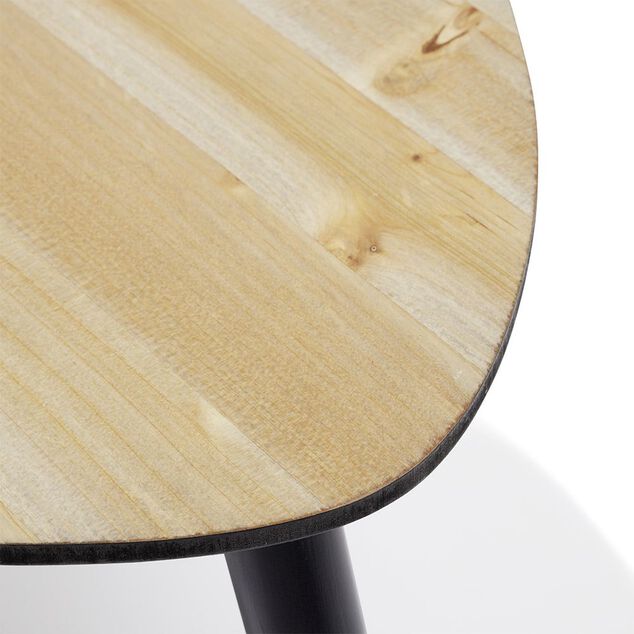 Bout de canap&eacute; Joseph marron &Oslash;40xH39,5 cm