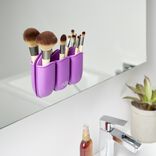 Organisateur 3 compartiments silicone violet