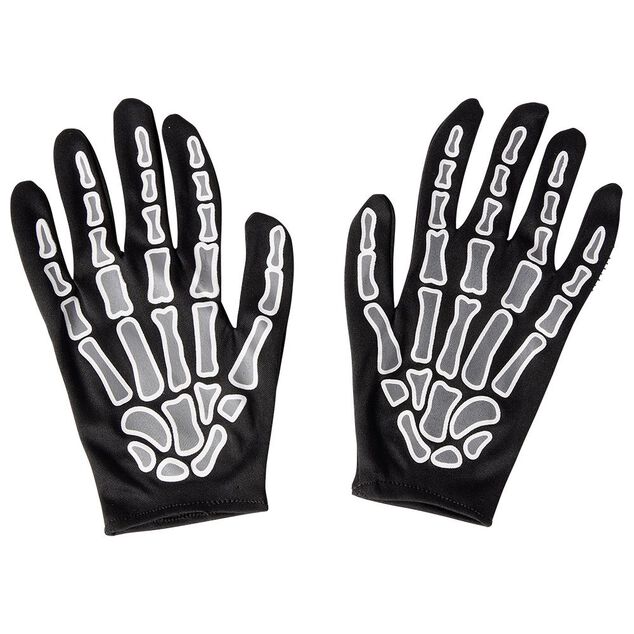 Gants squelette Halloween taille adulte