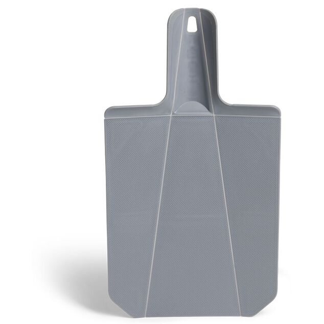 Planche &agrave; d&eacute;couper pliable en plastique gris 38x21cm