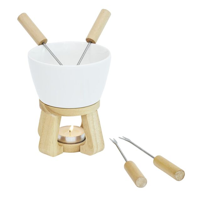 Service fondue &agrave; la bougie pour 2 personnes